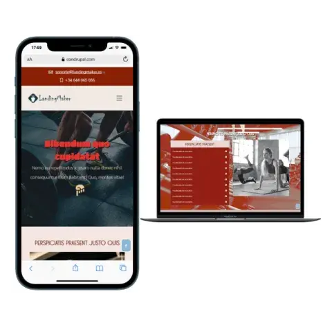 plantilla de gimnasio | www.condrupal.com 