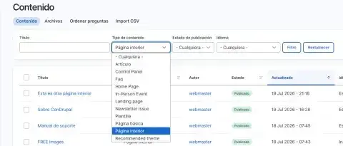 www.condrupal.com | creador de sitios drupal