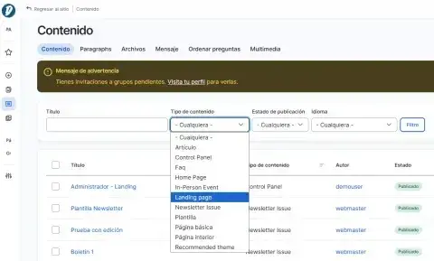 www.condrupal.com | creador de sitios drupal