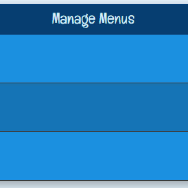 tabla admin menu | www.condrupal.com